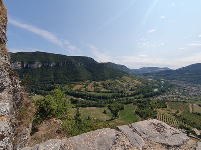 Vue depuis le Chateau de Peyrelade
